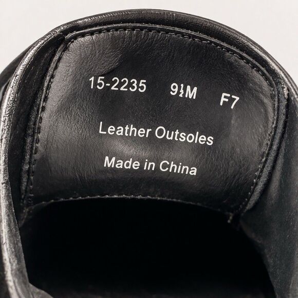 Johnston Murphy Cap Toe Oxford Mens 9.5 Black Leather Dress Shoes Lace Up main image 5